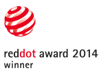 Badge de gagnant du concours « Red Dot Design Award 2014 » pour le mouche-bébé électrique Nosiboo Pro