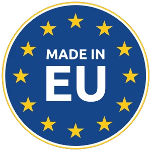 Badge « Fabriqué dans l'Union européenne »