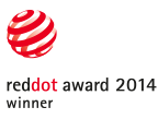 Badge de gagnant du concours « Red Dot Design Award 2014 » pour le mouche-bébé électrique Nosiboo Pro