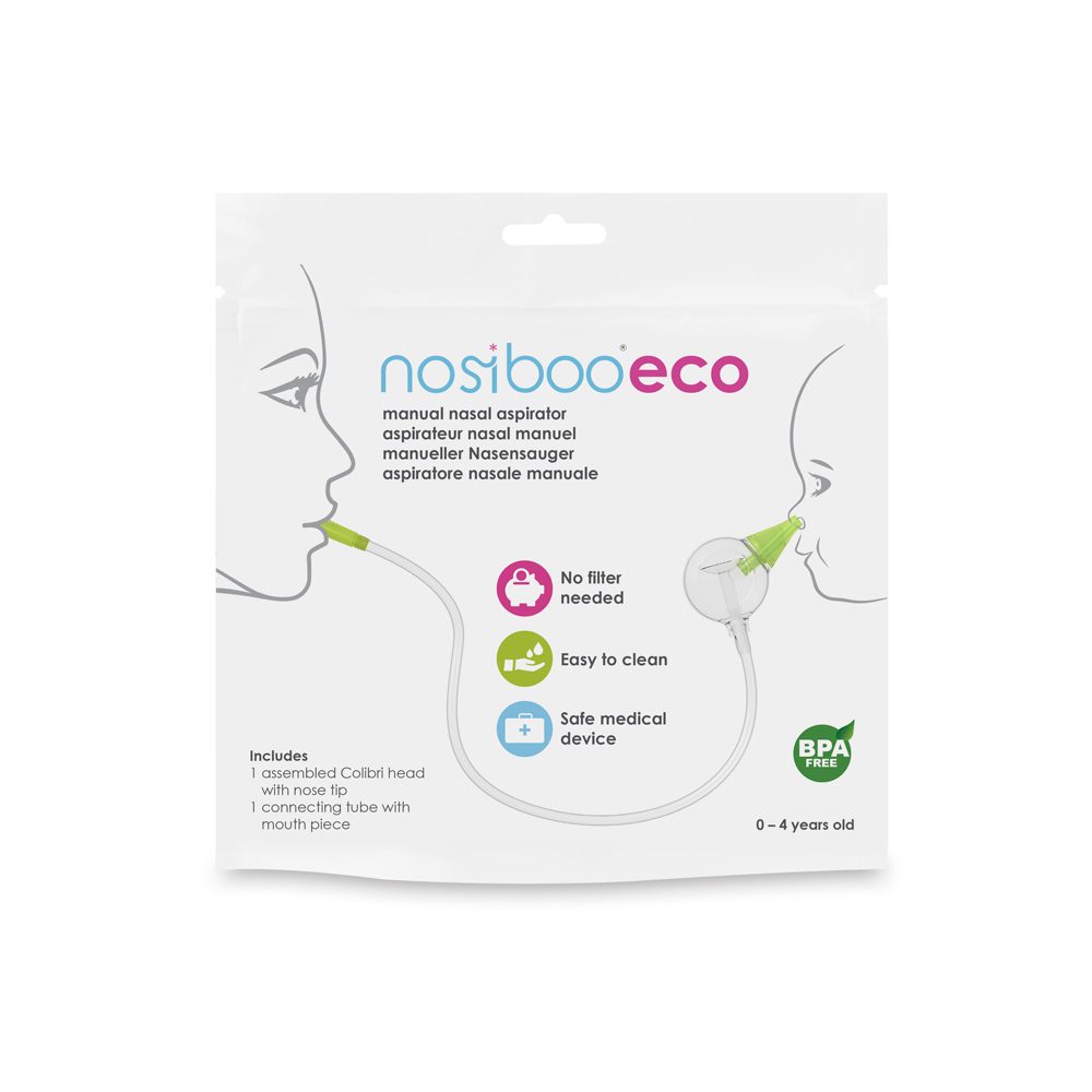 L'emballage du mouche-bébé manuel Nosiboo Eco