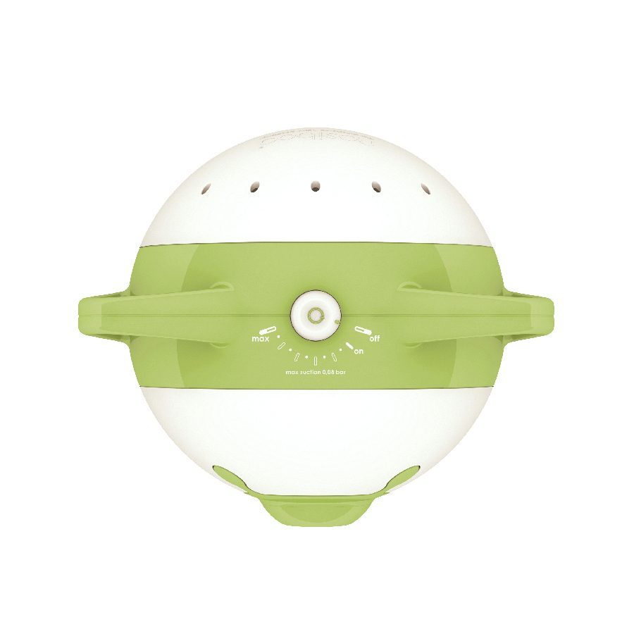 Mouche-bébé électrique Nosiboo Pro2 pour déboucher le nez du bébé : vert, vue du dessus